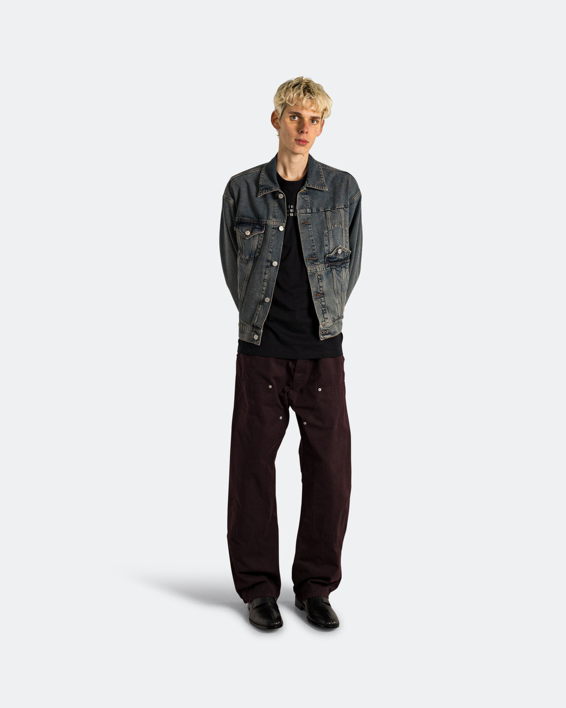 MM6 - 5 Pocket Carpenter Pants - Brown - UP THERE