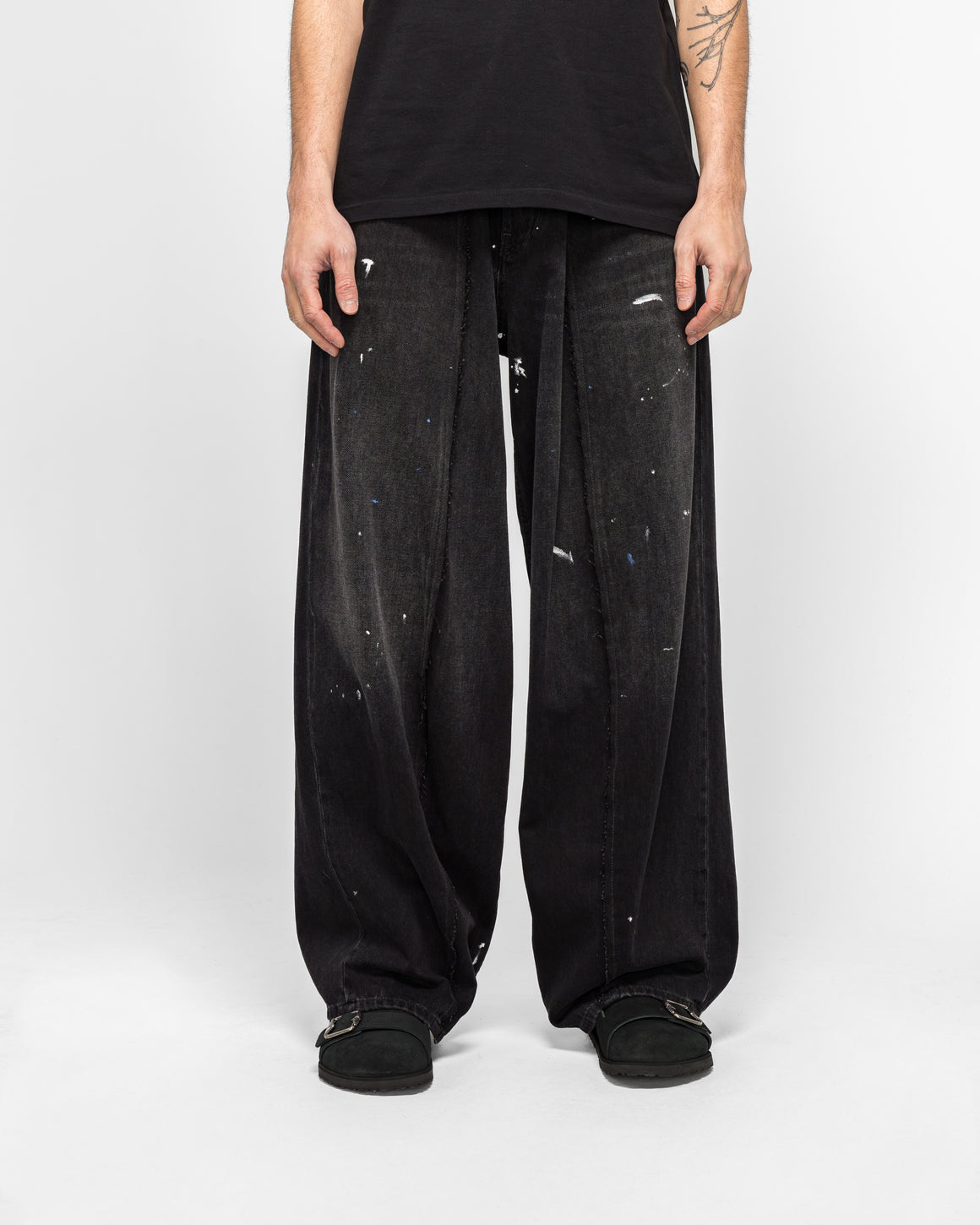 MM6 - 5 Pocket Denim Pants - Black Denim - UP THERE