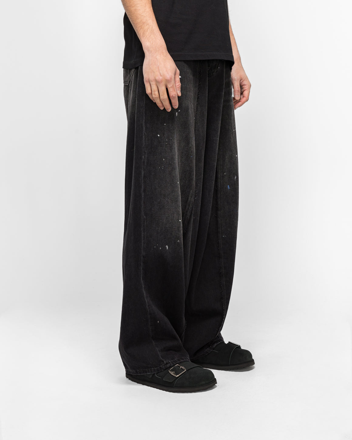 MM6 - 5 Pocket Denim Pants - Black Denim - UP THERE