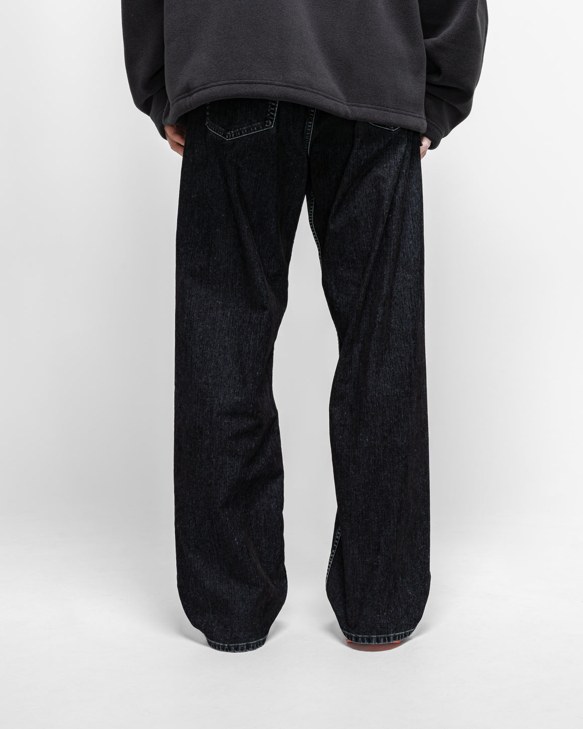 MM6 - 5 Pocket Denim Trousers - Black Denim - UP THERE