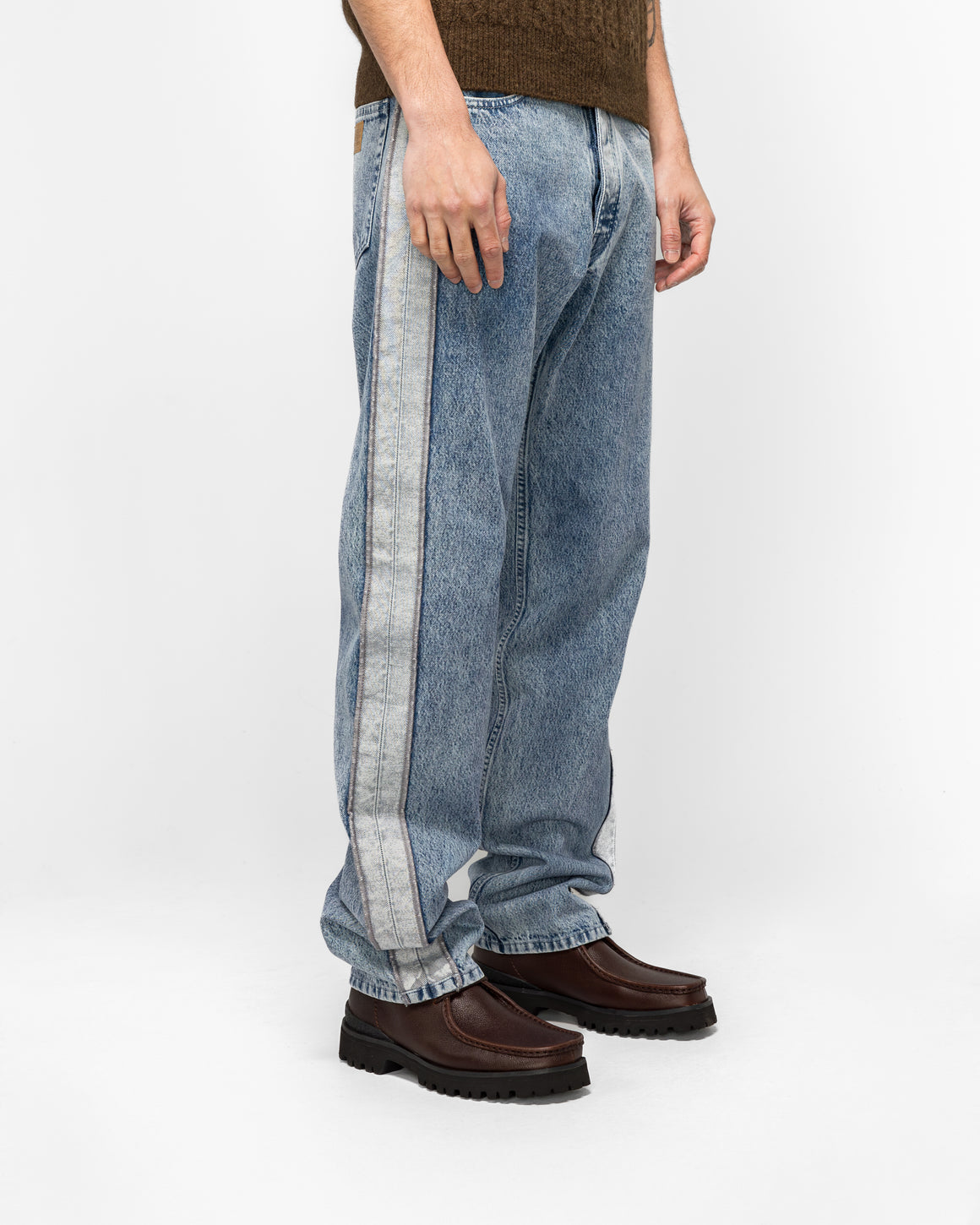 MM6 - 5 Pocket Panel Pants - Medium Blue Denim - UP THERE