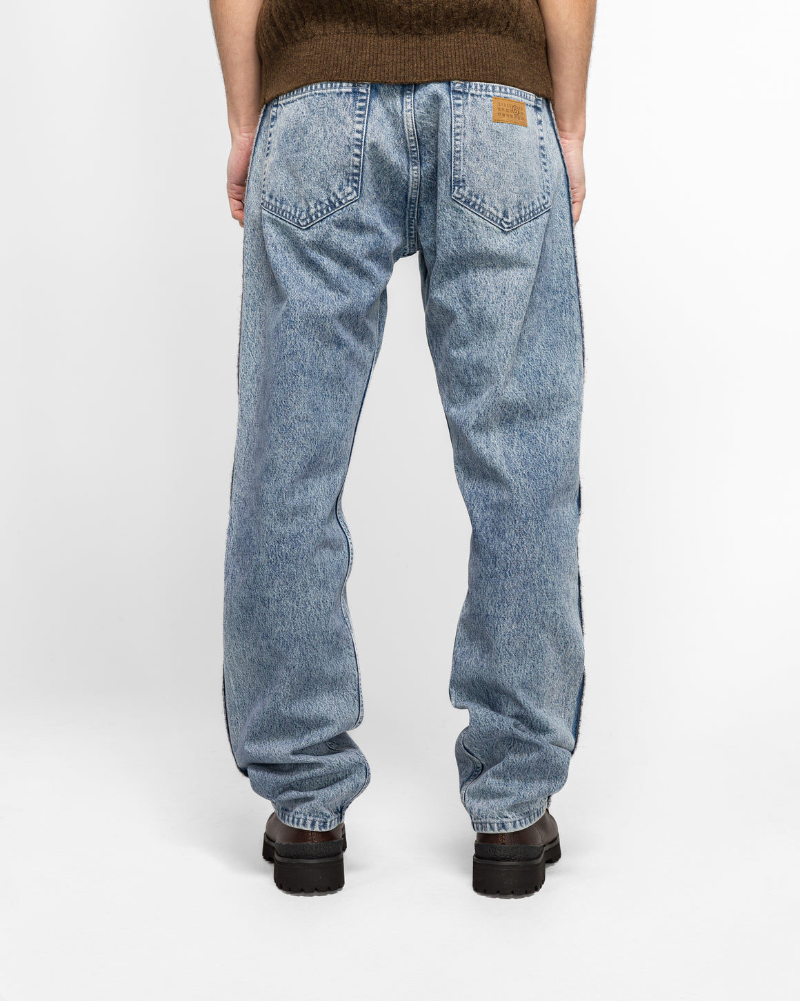 MM6 - 5 Pocket Panel Pants - Medium Blue Denim - UP THERE