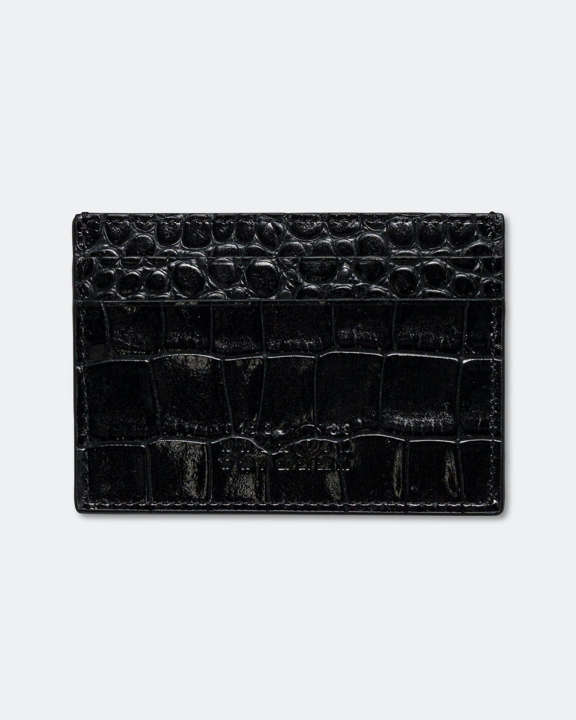 MM6 - Card Holder - Black Calf Skin - UP THERE