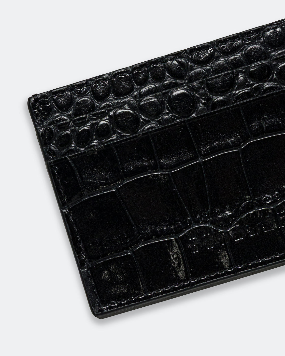 MM6 - Card Holder - Black Calf Skin - UP THERE