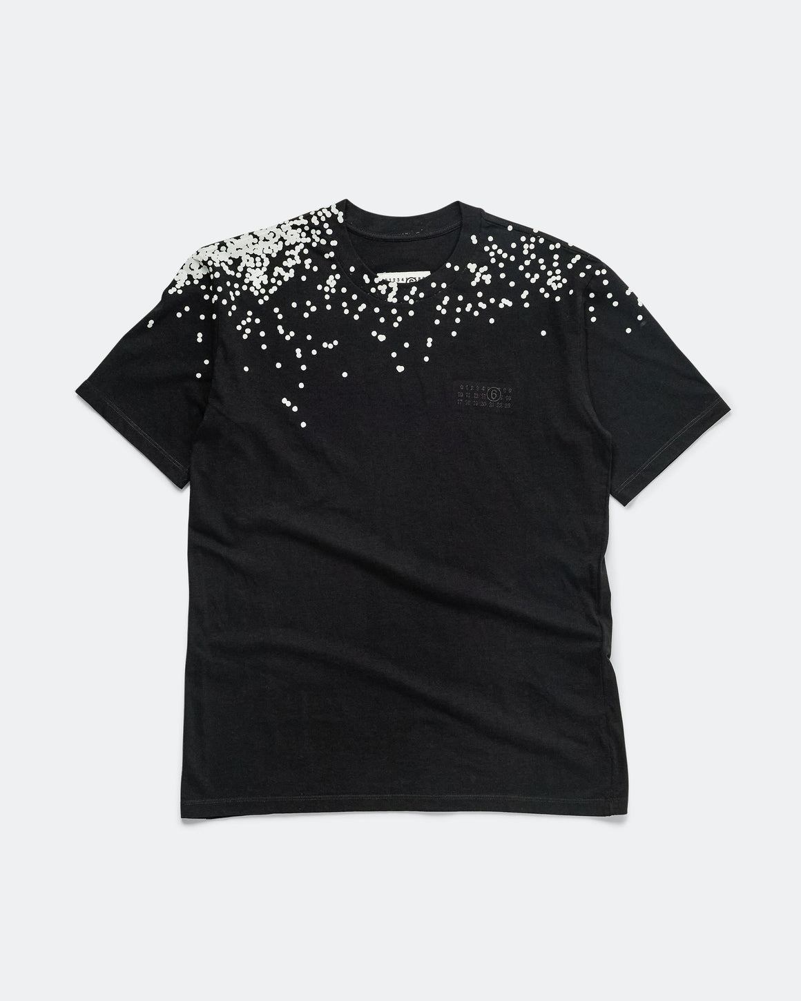 MM6 - Cotton Jersey T-Shirt - Black Splatter - UP THERE