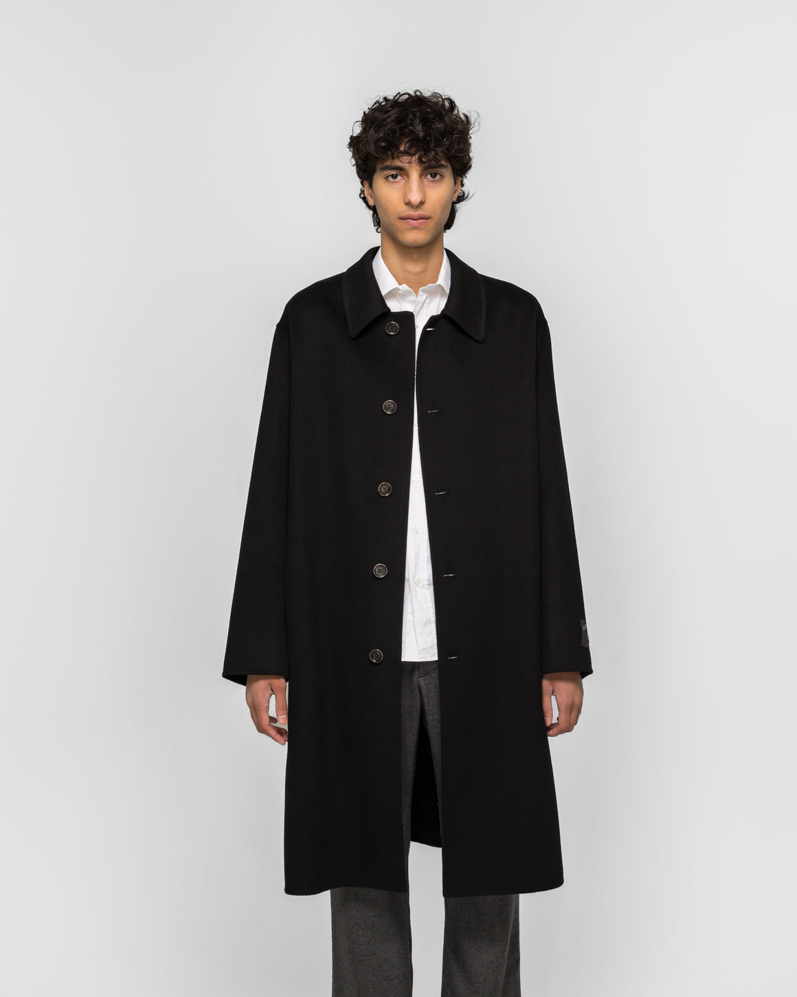 MM6 - Double Faced Coat - Black - UP THERE