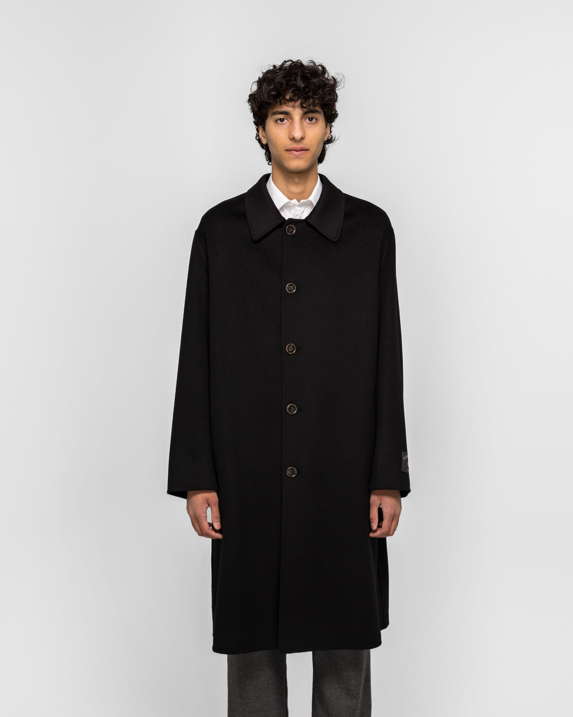 MM6 - Double Faced Coat - Black - UP THERE
