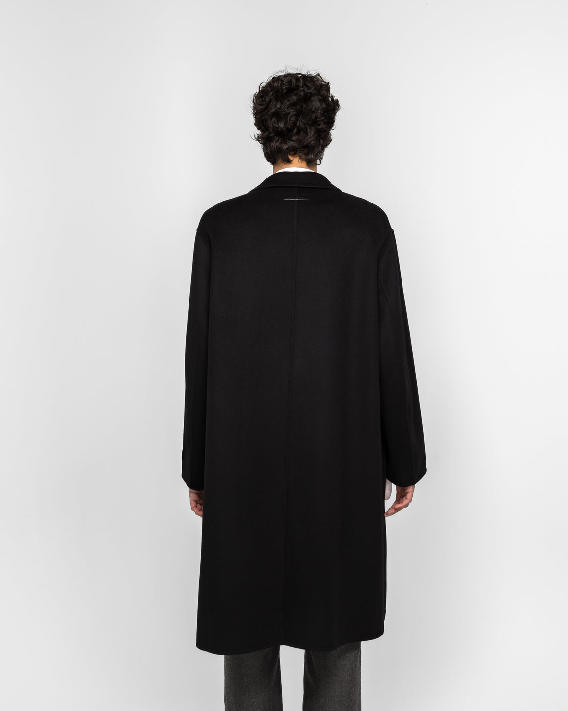 MM6 - Double Faced Coat - Black - UP THERE