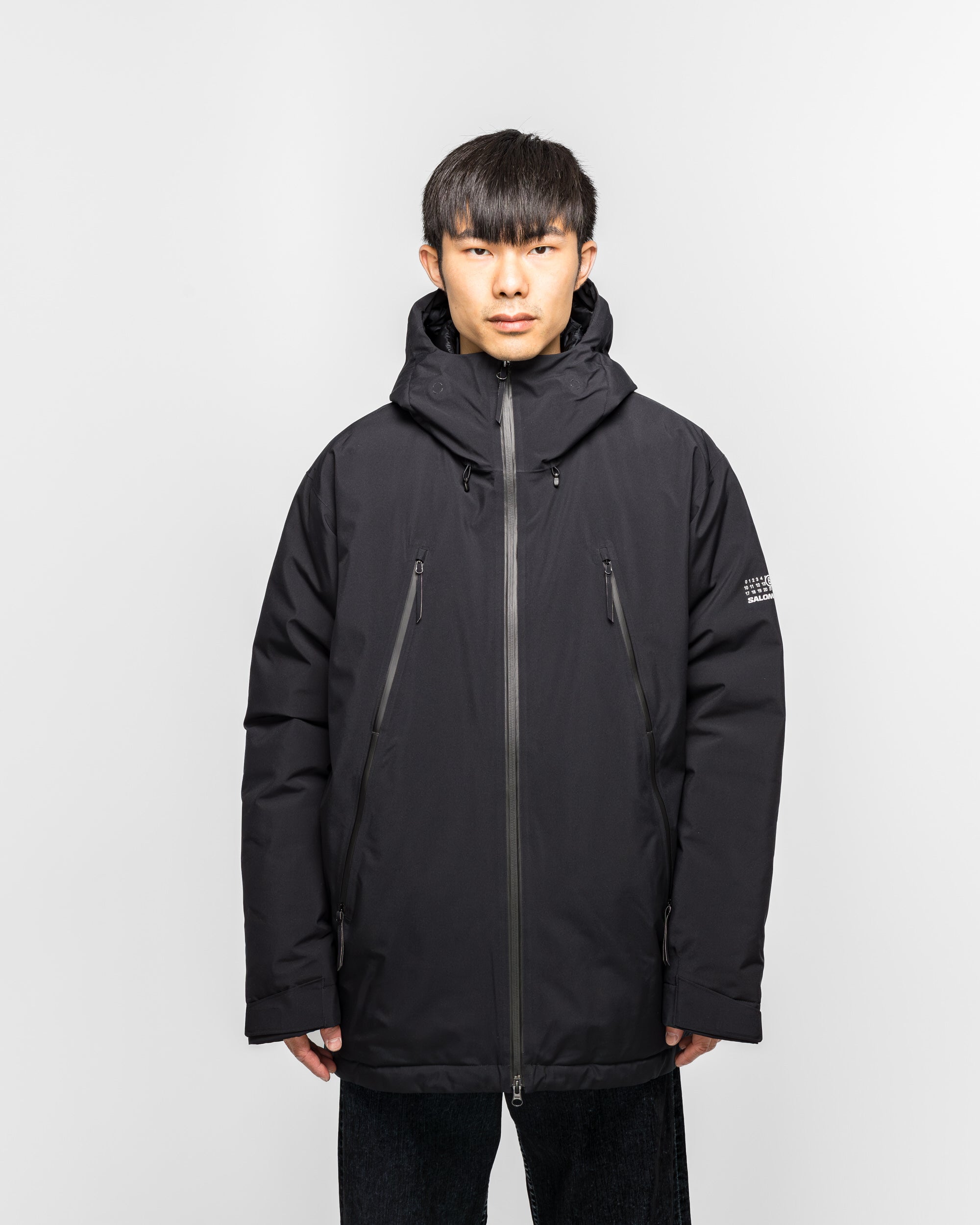 MM6 - GORE-TEX Down Jacket x Salomon - Black Tessuto Technical