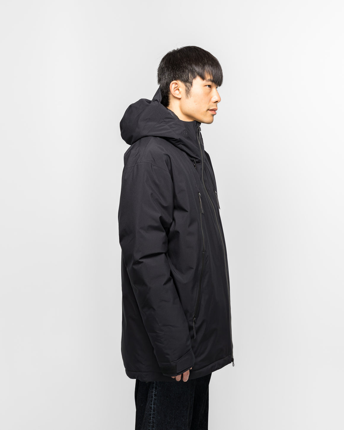 MM6 - GORE-TEX Down Jacket x Salomon - Black Tessuto Technical - UP THERE