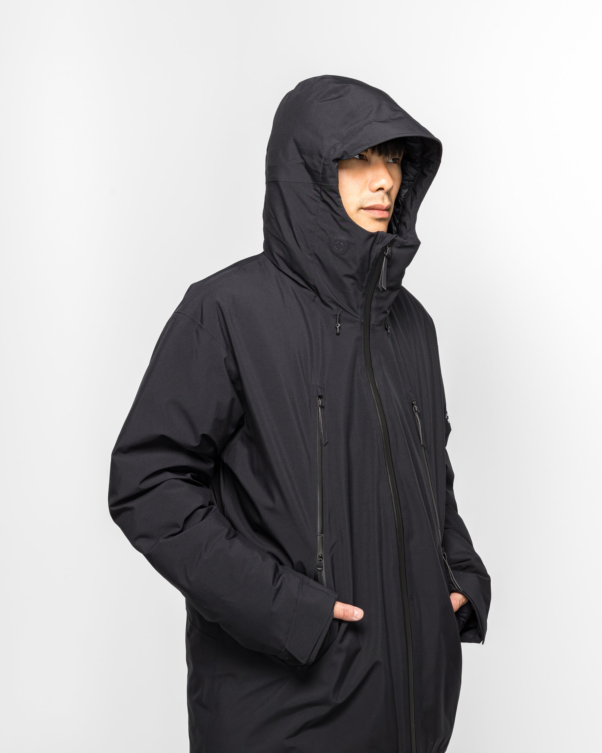 MM6 - GORE-TEX Down Jacket x Salomon - Black Tessuto Technical
