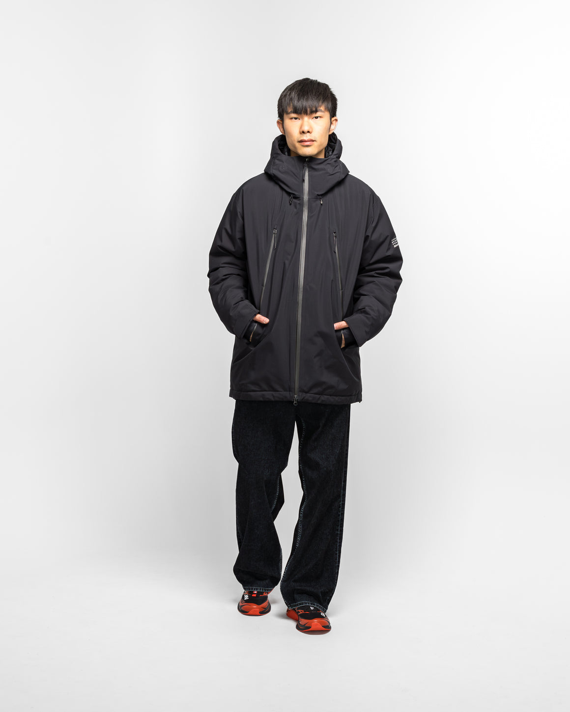 MM6 - GORE-TEX Down Jacket x Salomon - Black Tessuto Technical - UP THERE