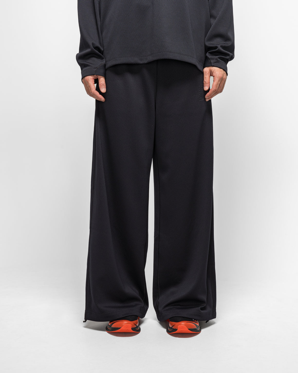 MM6 - Jersey Mesh Pants x Salomon - Washed Black - UP THERE