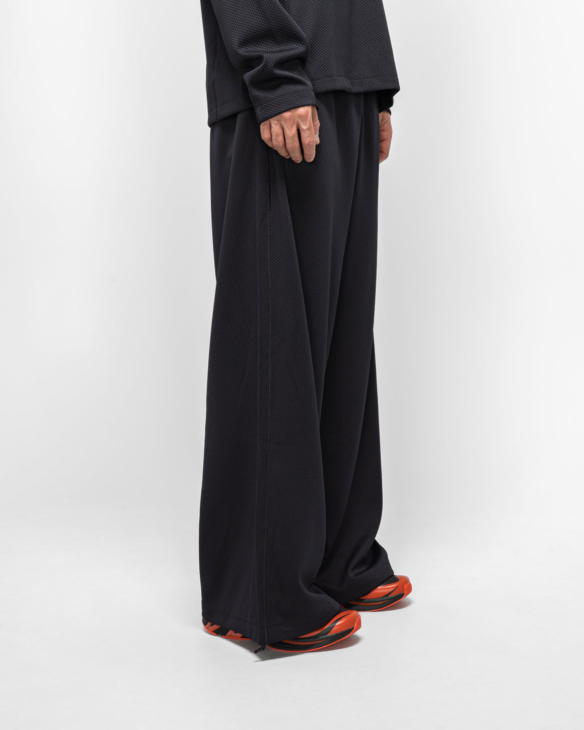 MM6 - Jersey Mesh Pants x Salomon - Washed Black - UP THERE