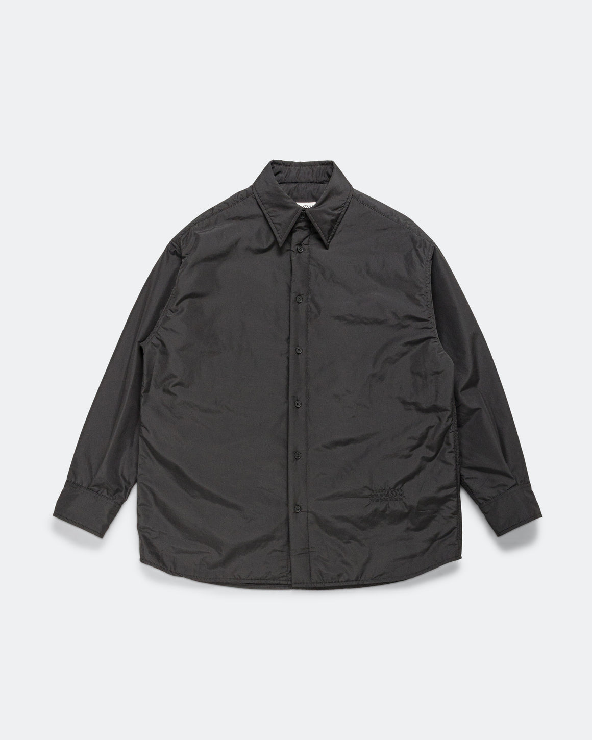 MM6 - Light Padded Nylon Overshirt - Black - UP THERE
