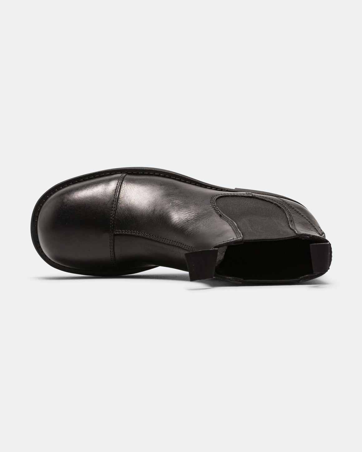 MM6 - Calf Skin Ankle Boot - Black - UP THERE