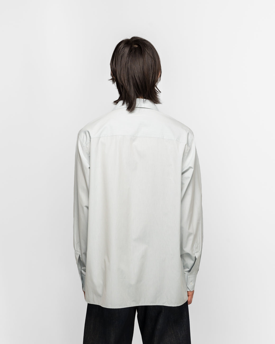 MM6 - Long-Sleeved Shirt - Light Blue - UP THERE