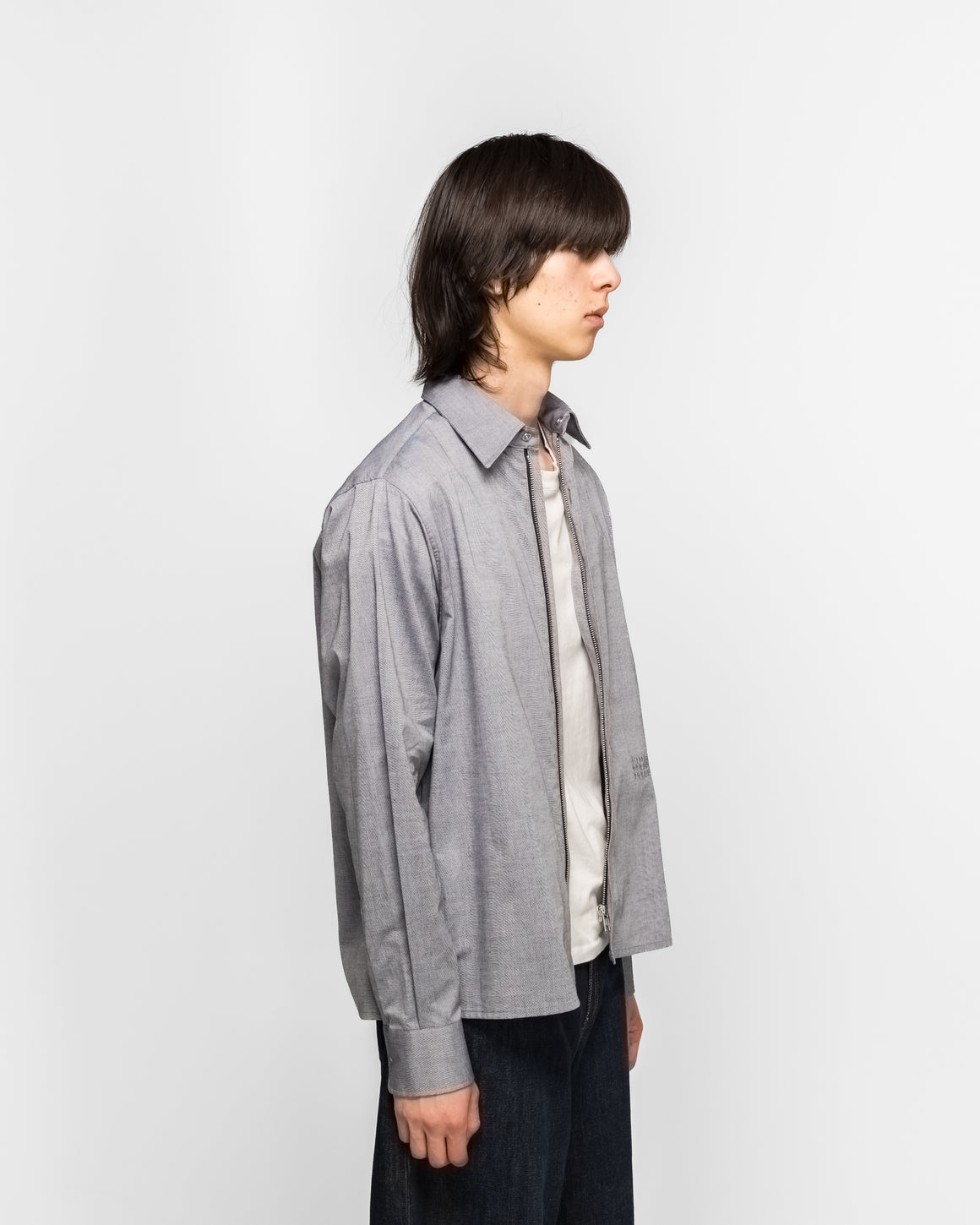 MM6 - Oxford Long-Sleeved Shirt - Black - UP THERE