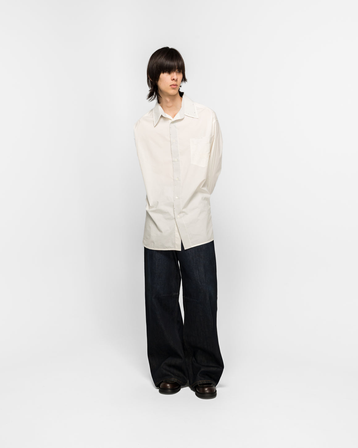 MM6 - Pants 5 Pockets - Dark Blue - UP THERE