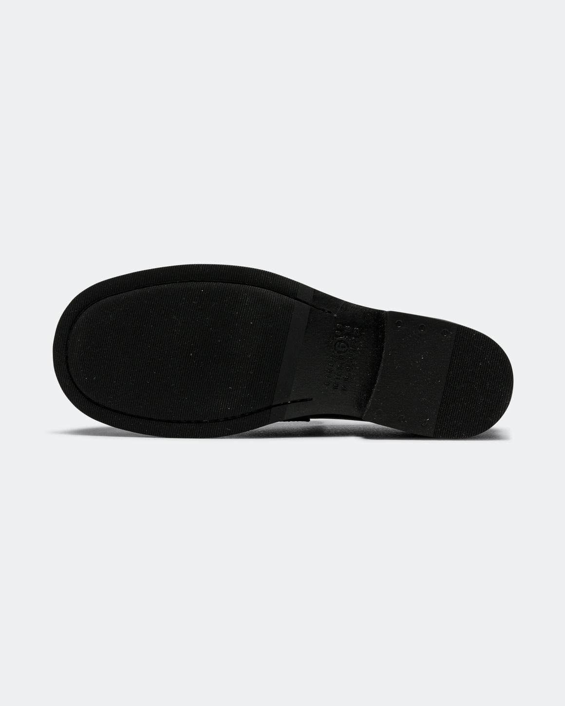 MM6 - Mocassin - Black Calfskin Leather - UP THERE