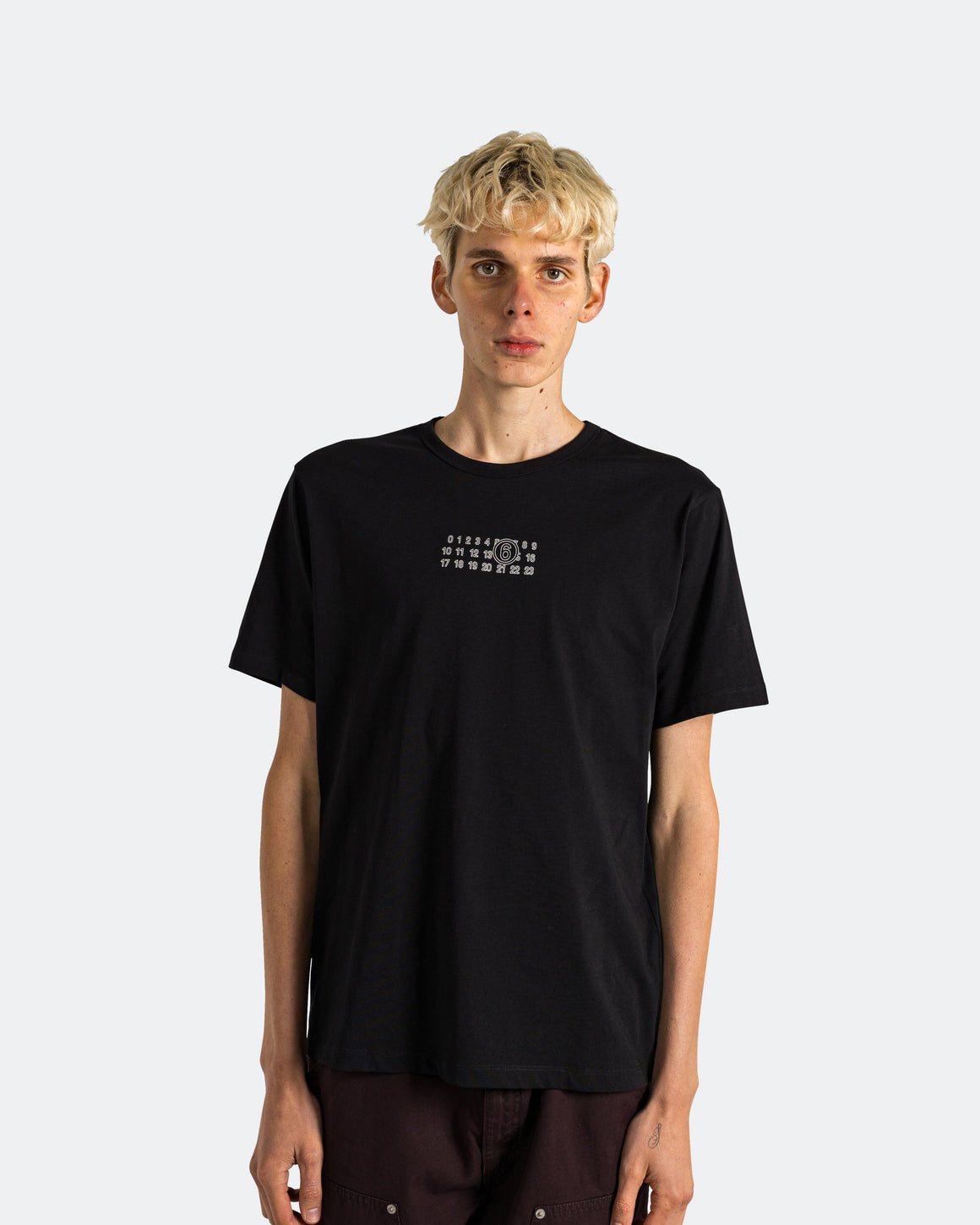 MM6 - Numeric T-Shirt - Black - UP THERE