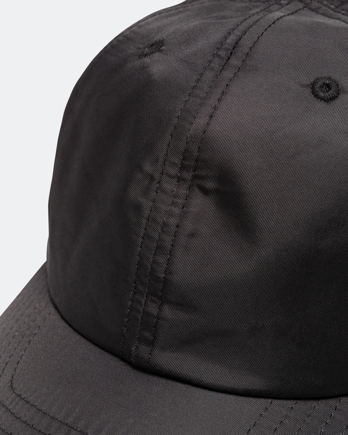 MM6 - Nylon Tonal Cap - Black - UP THERE