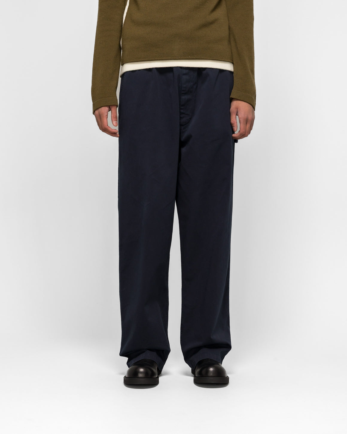 MM6 - Overdyed Gabardine Pants - Blue - UP THERE
