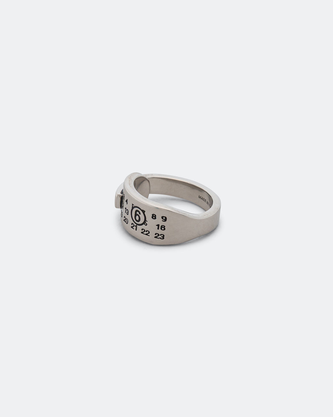 MM6 - Stick Ring - Silver Toned brass - UP THERE