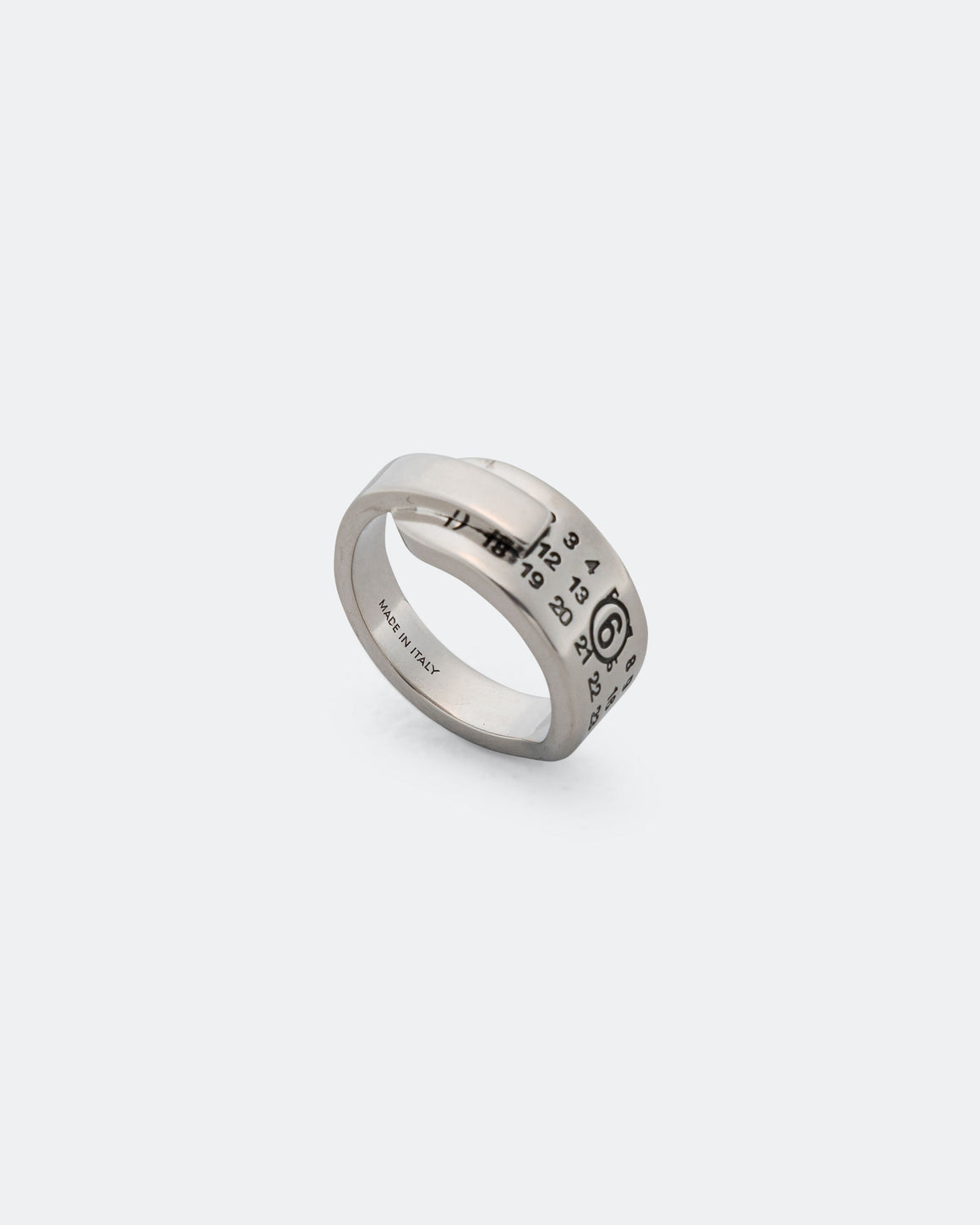 MM6 - Stick Ring - Silver Toned brass - UP THERE