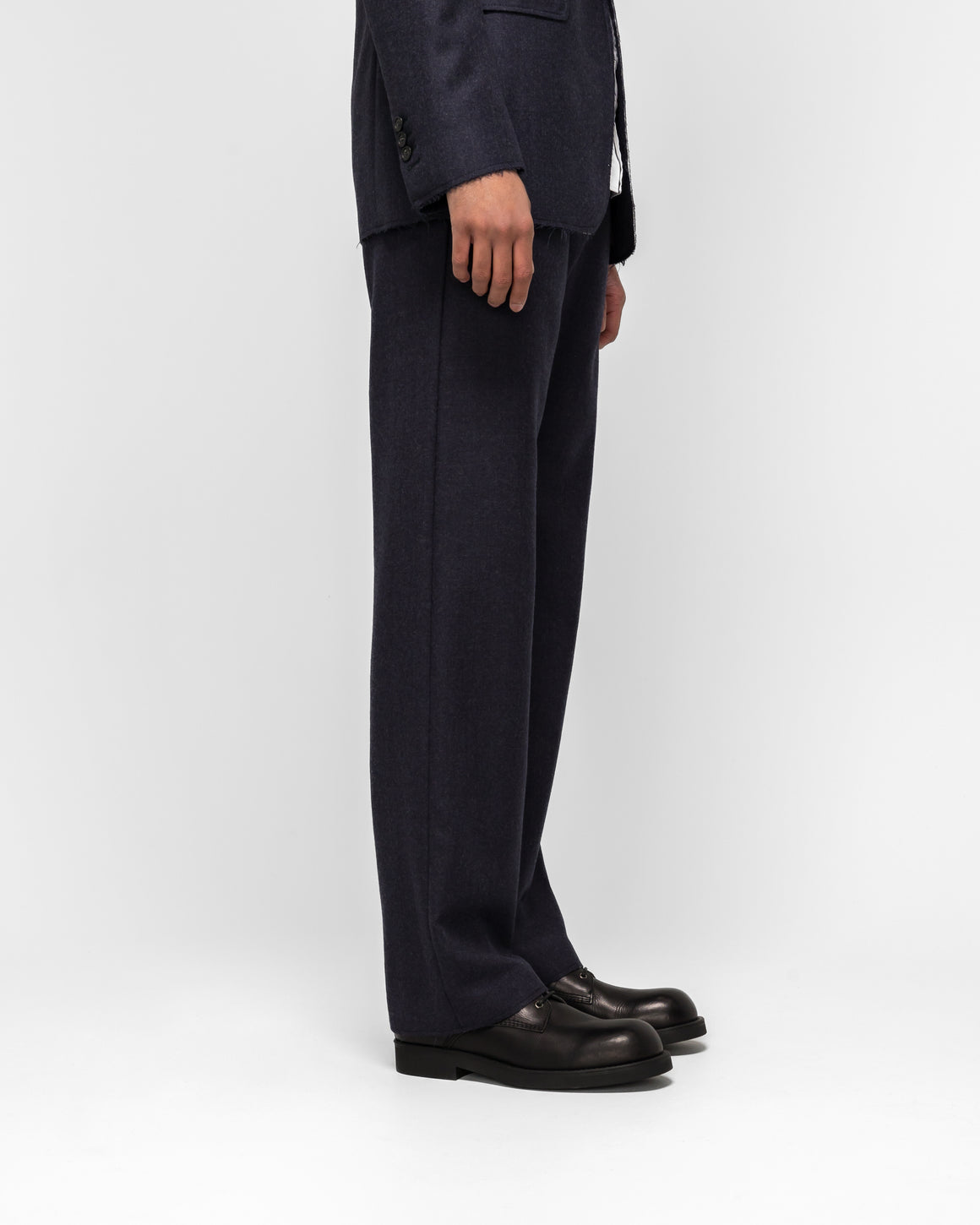 MM6 - Tailoring Wool Pants - Blue Navy - UP THERE
