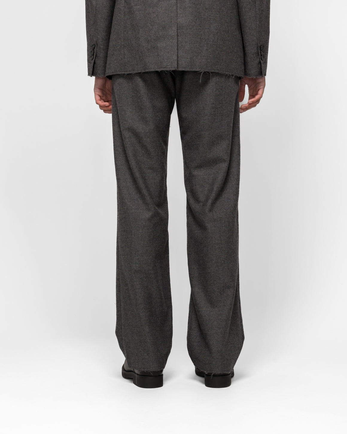MM6 - Tailoring Wool Pants - Dark Grey Melange - UP THERE