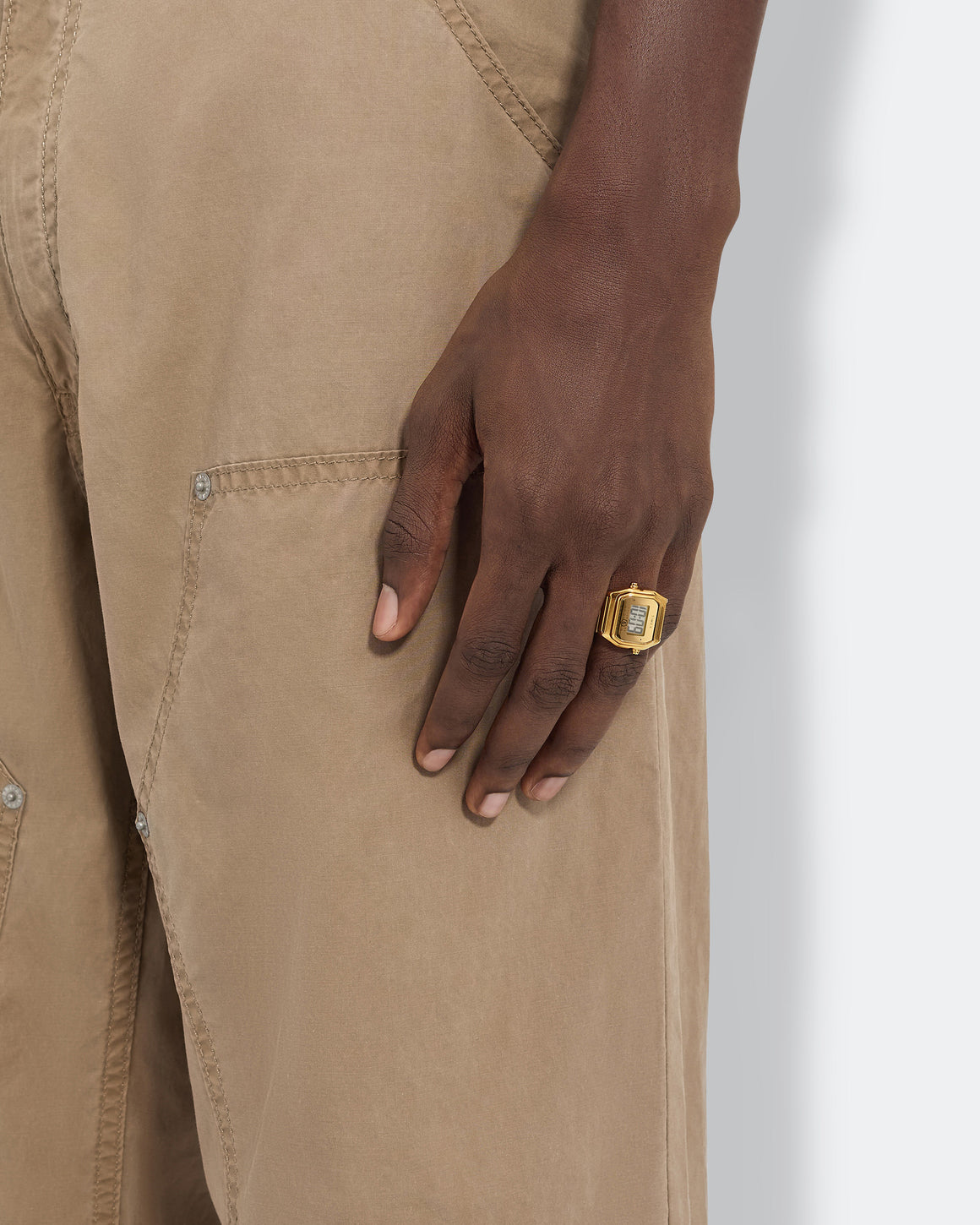 MM6 - Timex x MM6 T80 Ring Watch - Gold Tone M/L - UP THERE