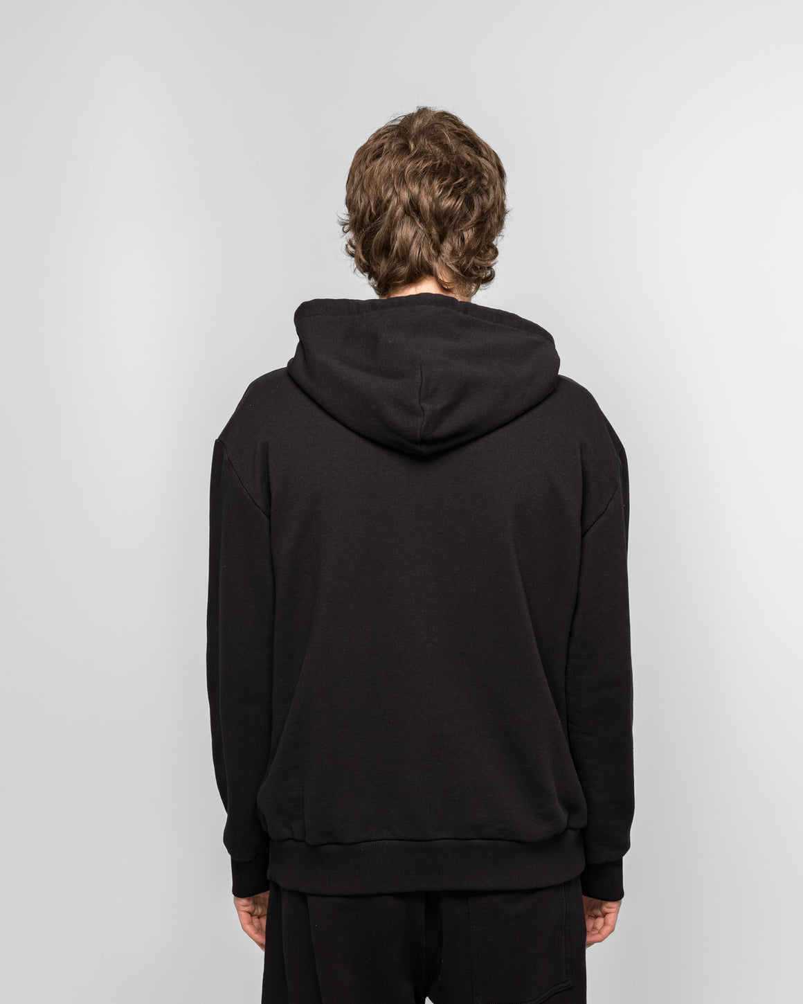 MM6 - Unbrushed Numeric Hoodie - Black - UP THERE