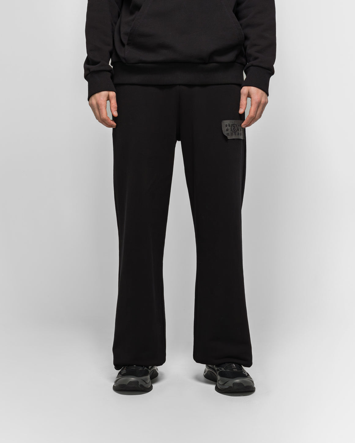 MM6 - Unbrushed Numeric Sweatpants - Black - UP THERE