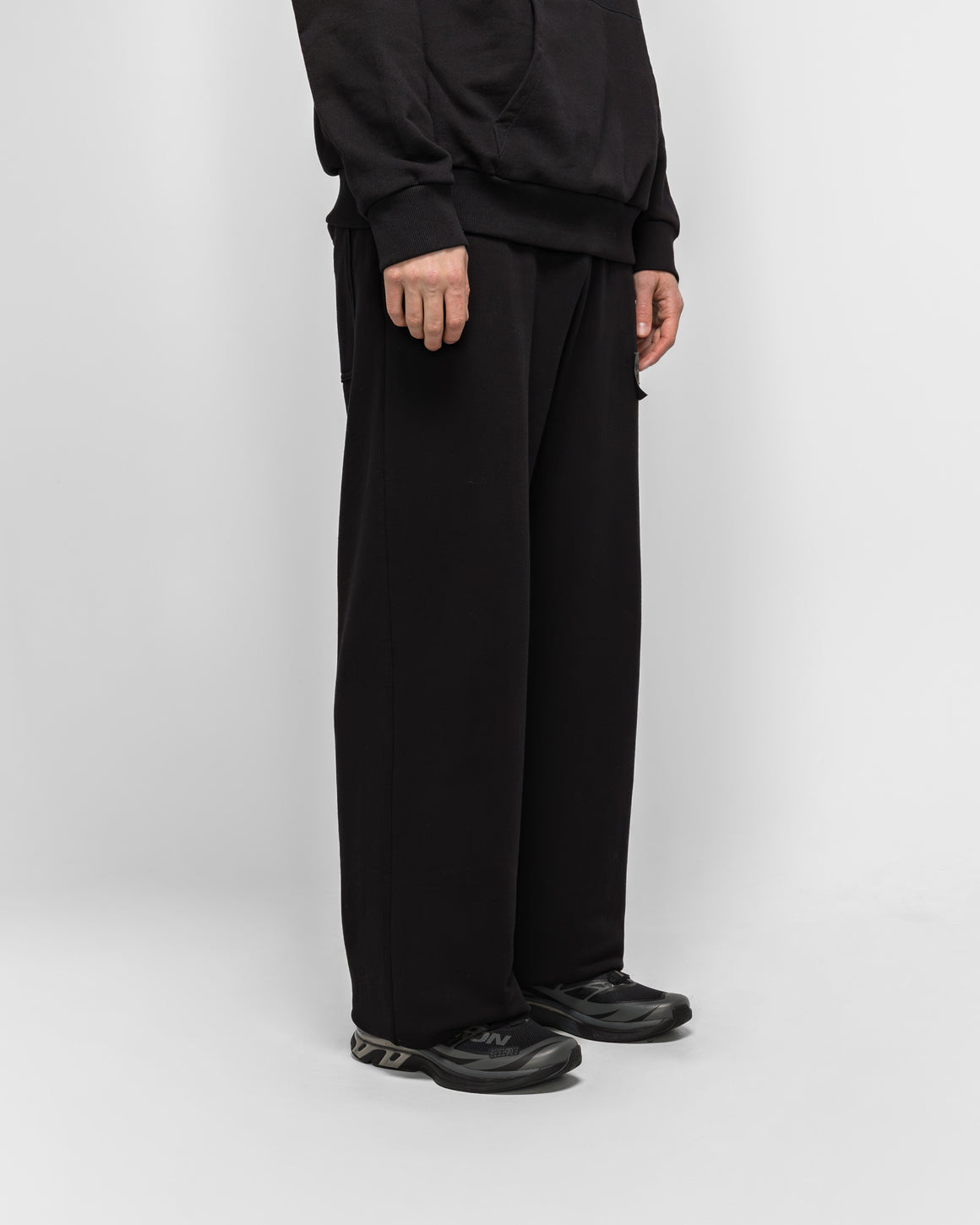 MM6 - Unbrushed Numeric Sweatpants - Black - UP THERE