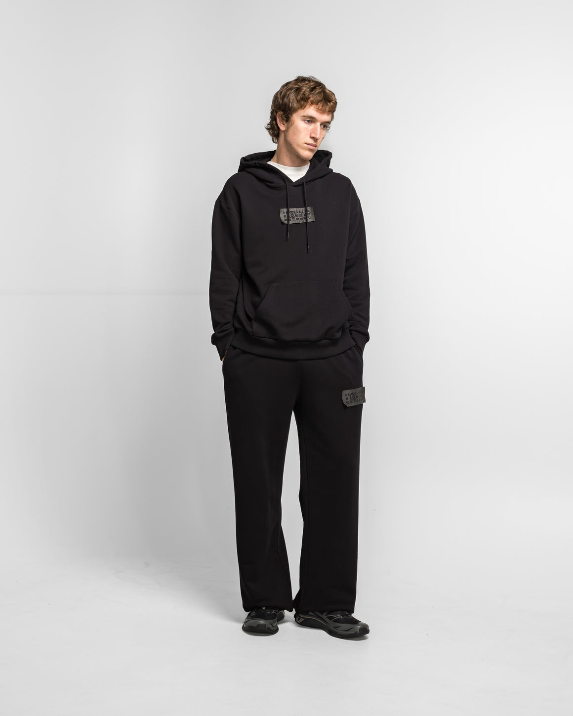 MM6 - Unbrushed Numeric Sweatpants - Black - UP THERE