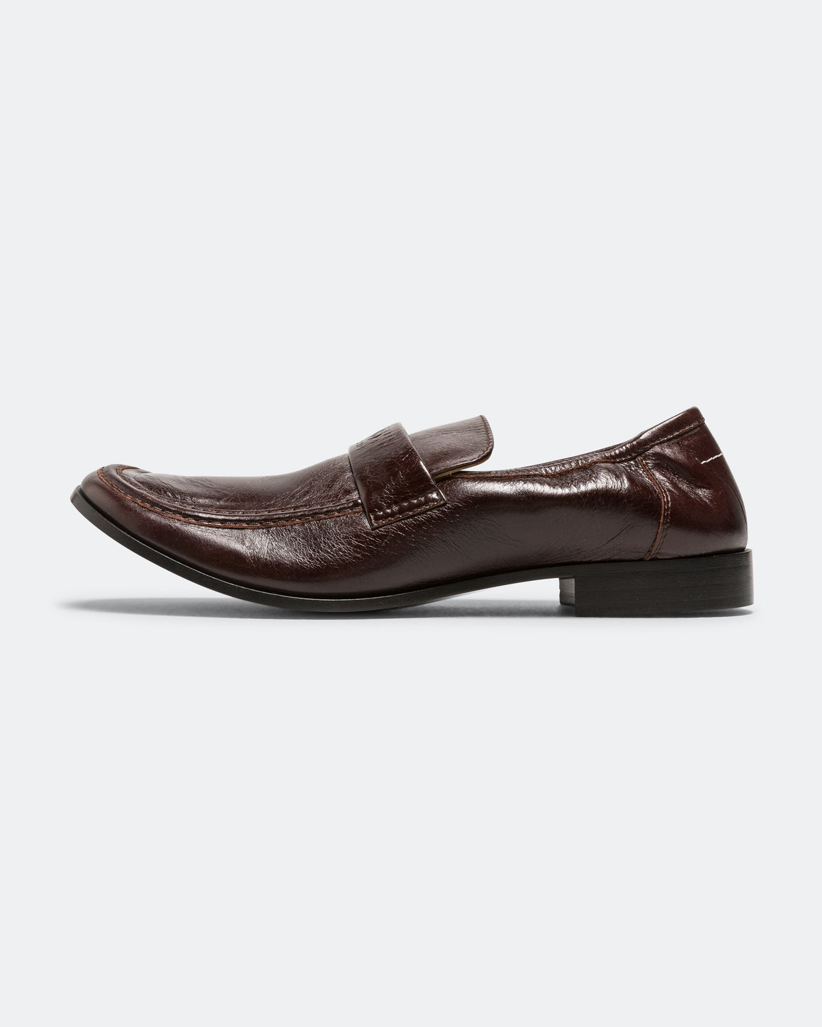 MM6 - Unstructured Moccasin - Brown Calfskin Leather - UP THERE