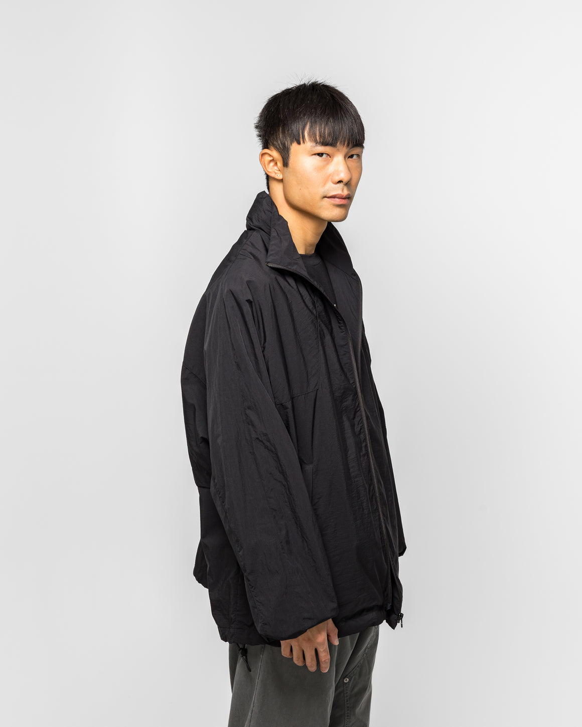 MM6 - Vented Track Jacket - Black - UP THERE