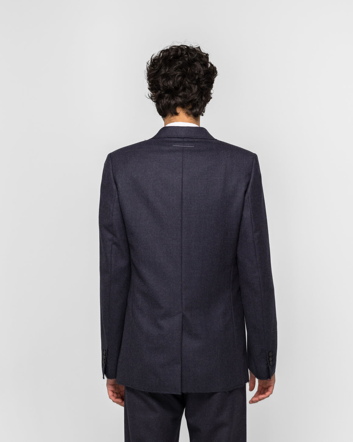 MM6 - Wool Suit Jacket - Blue Navy - UP THERE