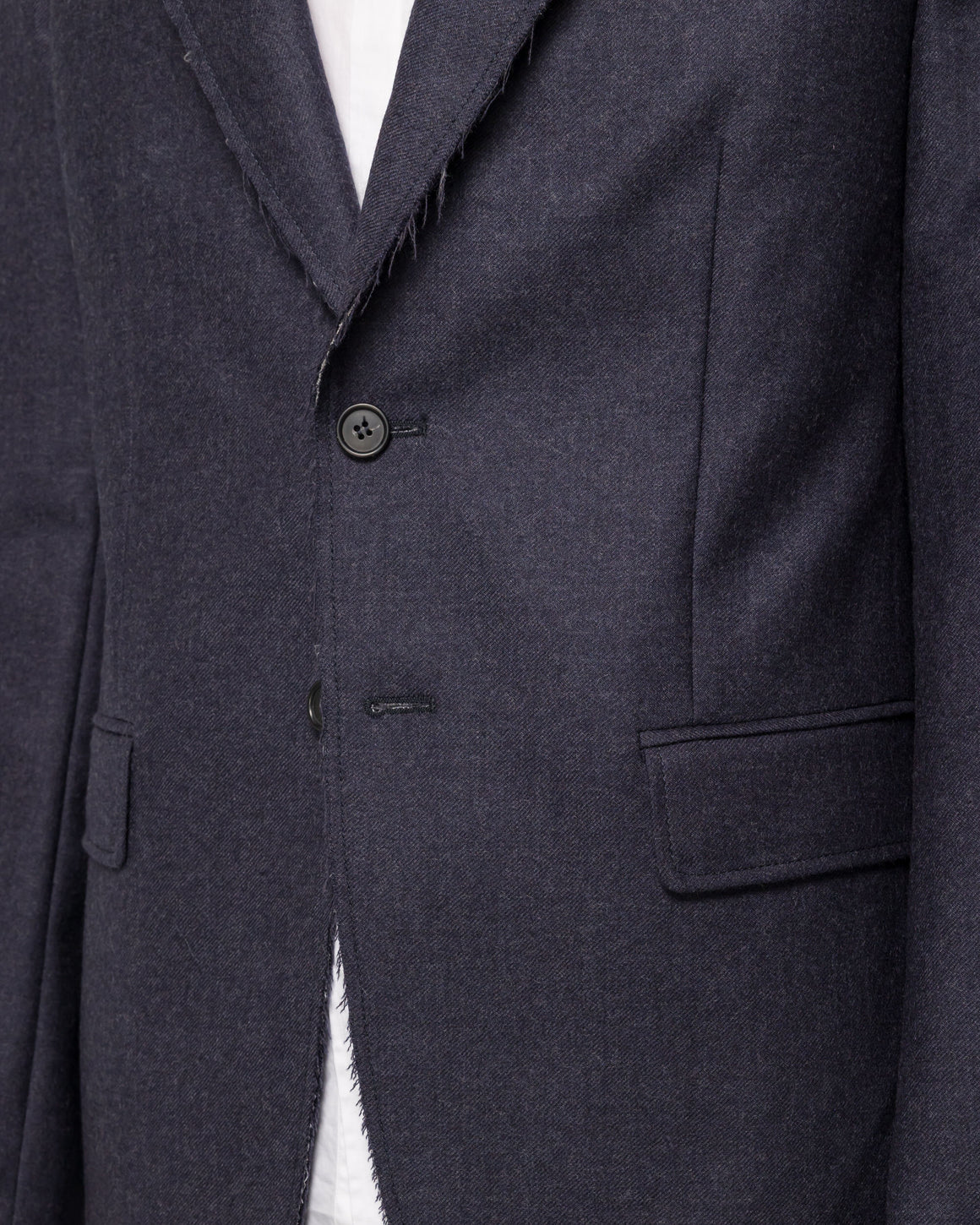 MM6 - Wool Suit Jacket - Blue Navy - UP THERE