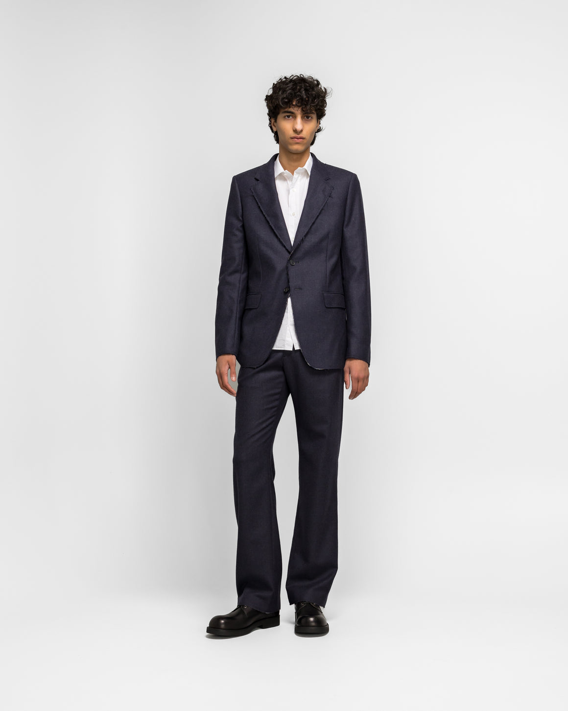 MM6 - Wool Suit Jacket - Blue Navy - UP THERE