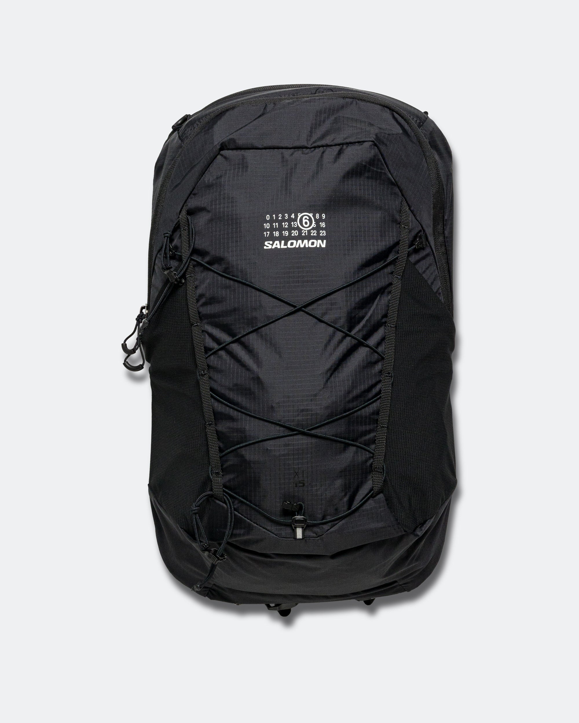 MM6 - XT-15 Backpack + Raincover x Salomon - Black/White | UP THERE