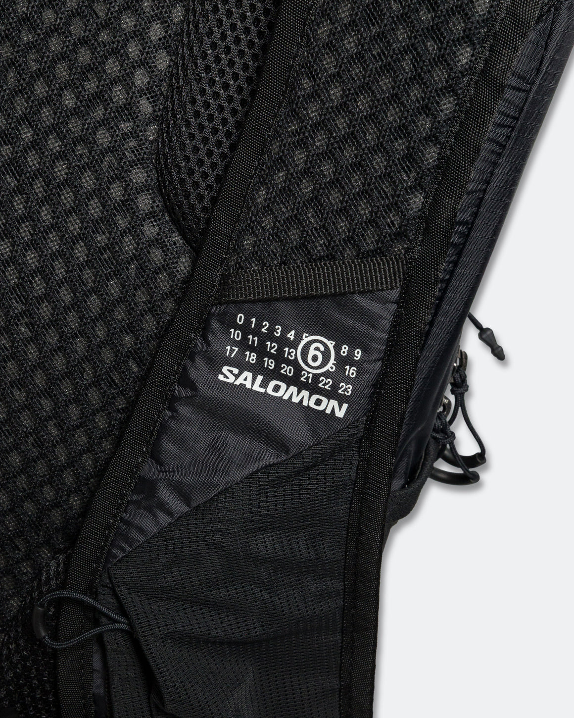 MM6 - XT-15 Backpack + Raincover x Salomon - Black/White - UP THERE