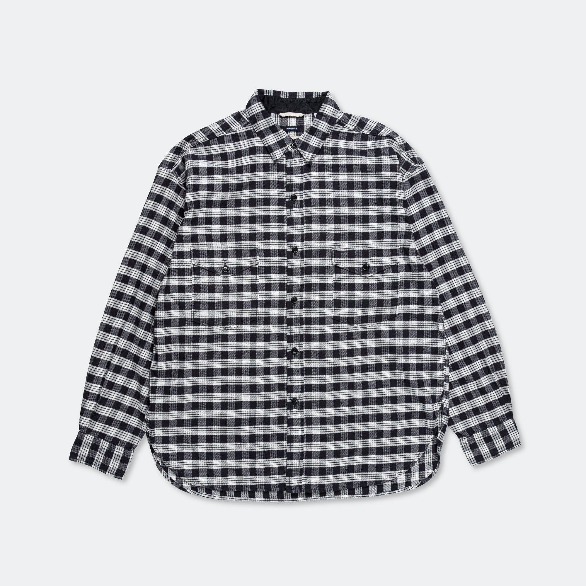 Cotton Nep Deck Shirt - Navy