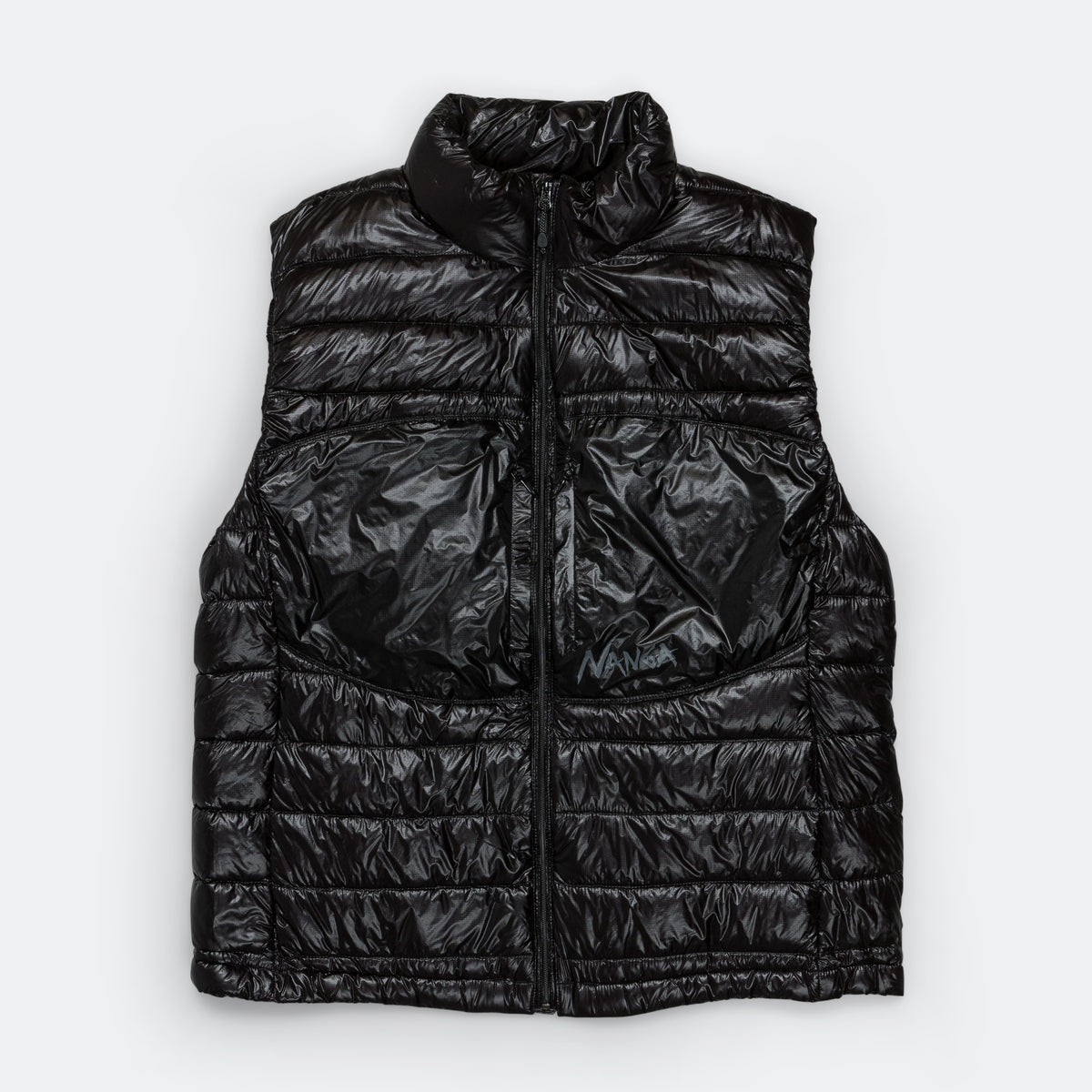 Nanga Aerial Packable Down Vest - Black | UP THERE