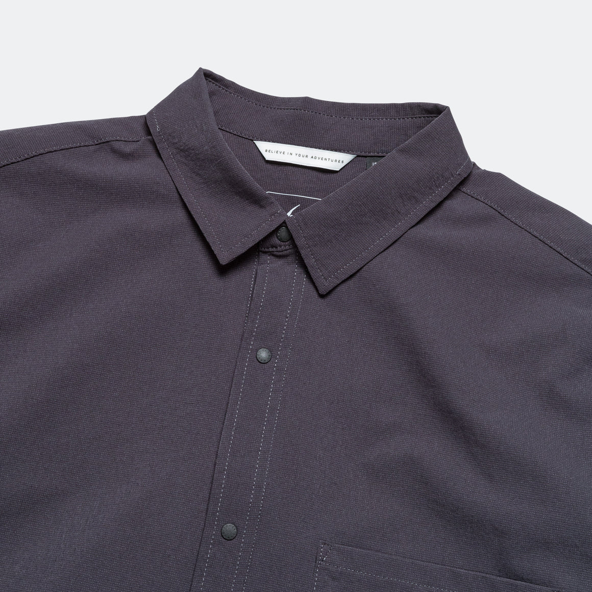 Nanga - Air Cloth Comfy S/S Shirt - Black - UP THERE