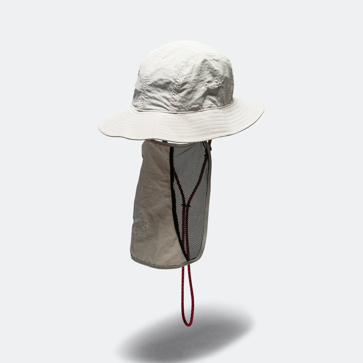 Nylon Tusser Sunshade Hat - Ivory