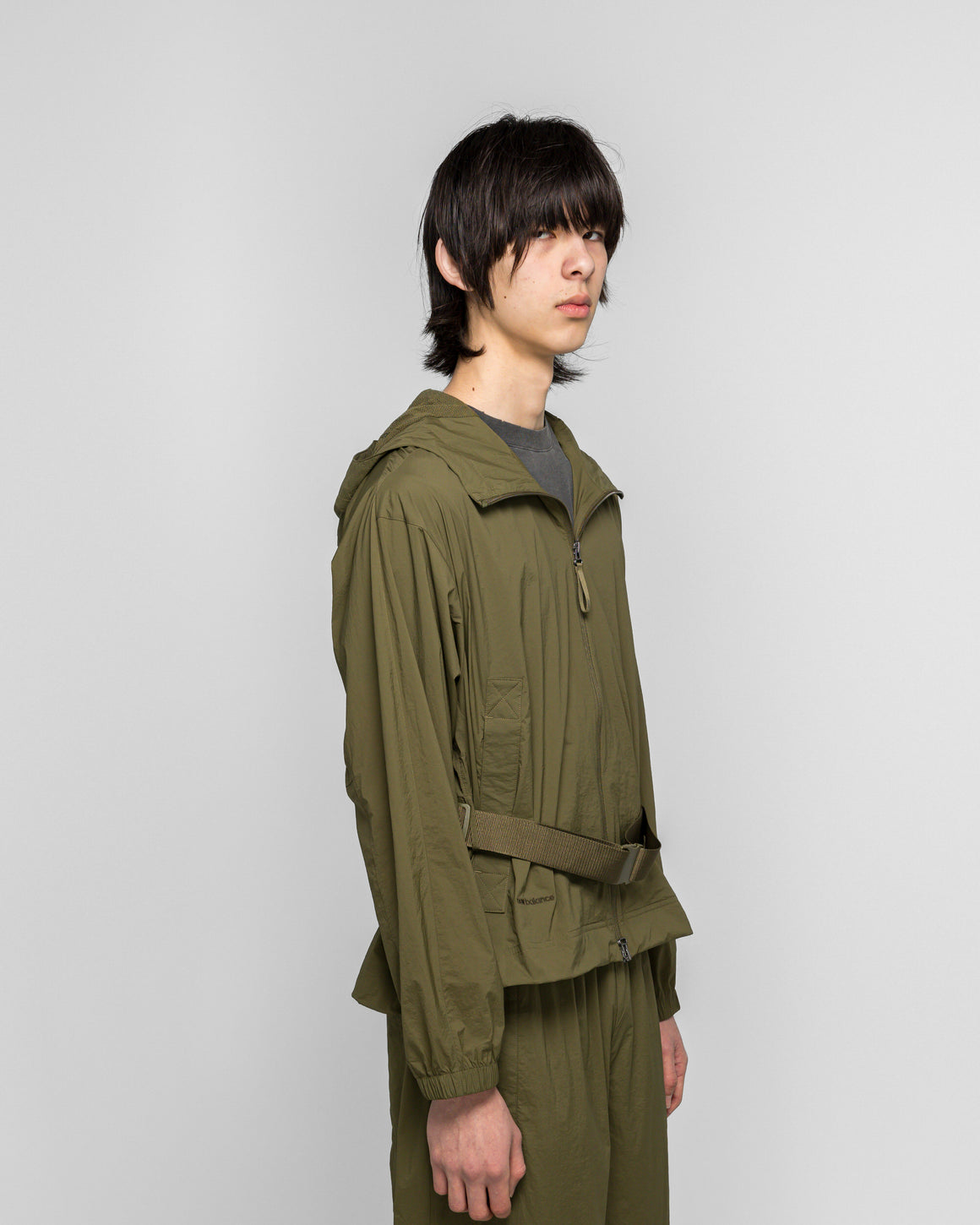 New Balance - NB GREY Light Weight Hoodie Jacket - Wakame - UP THERE