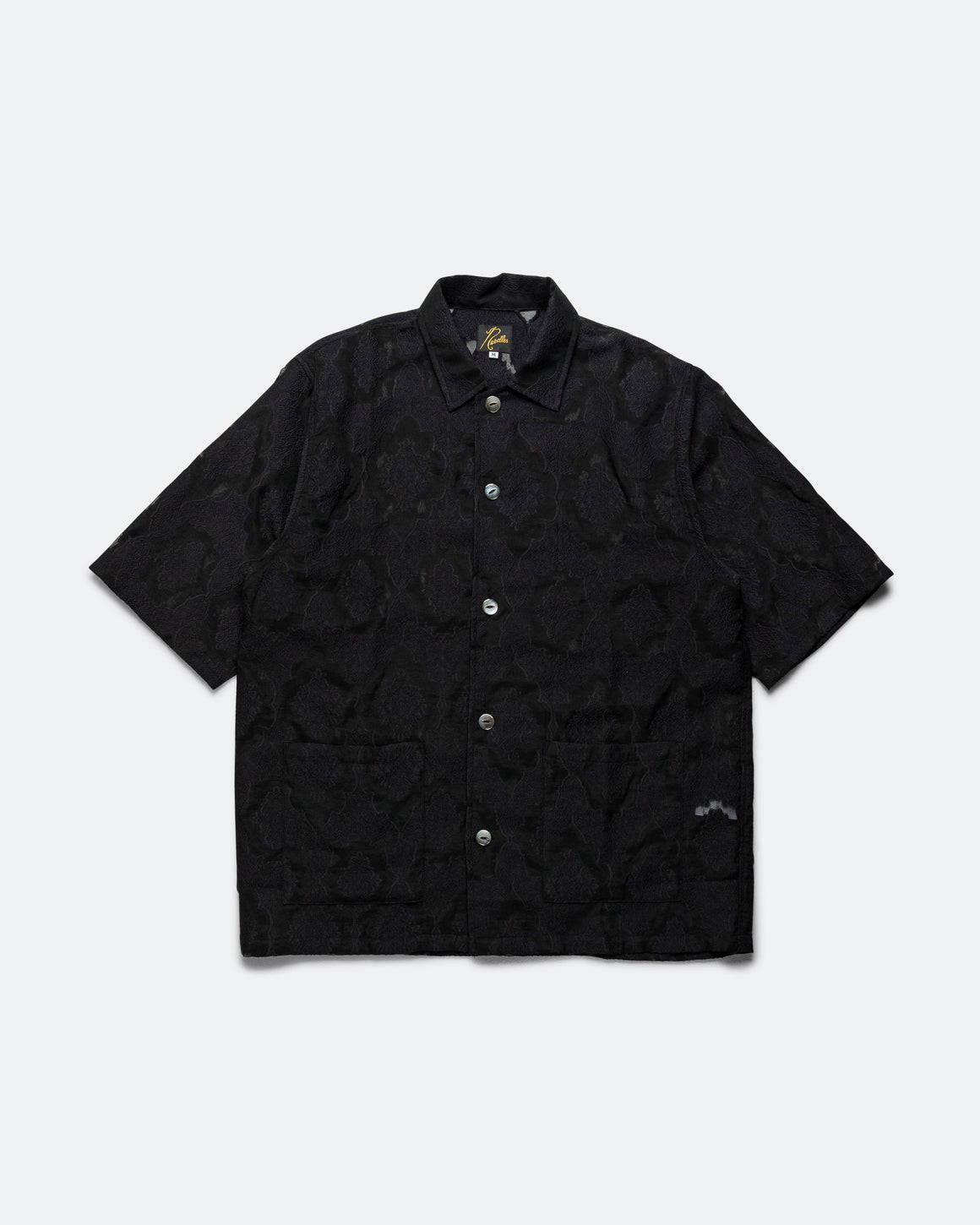 Needles - Cabana Shirt - Purple Victorian Sheer - UP THERE