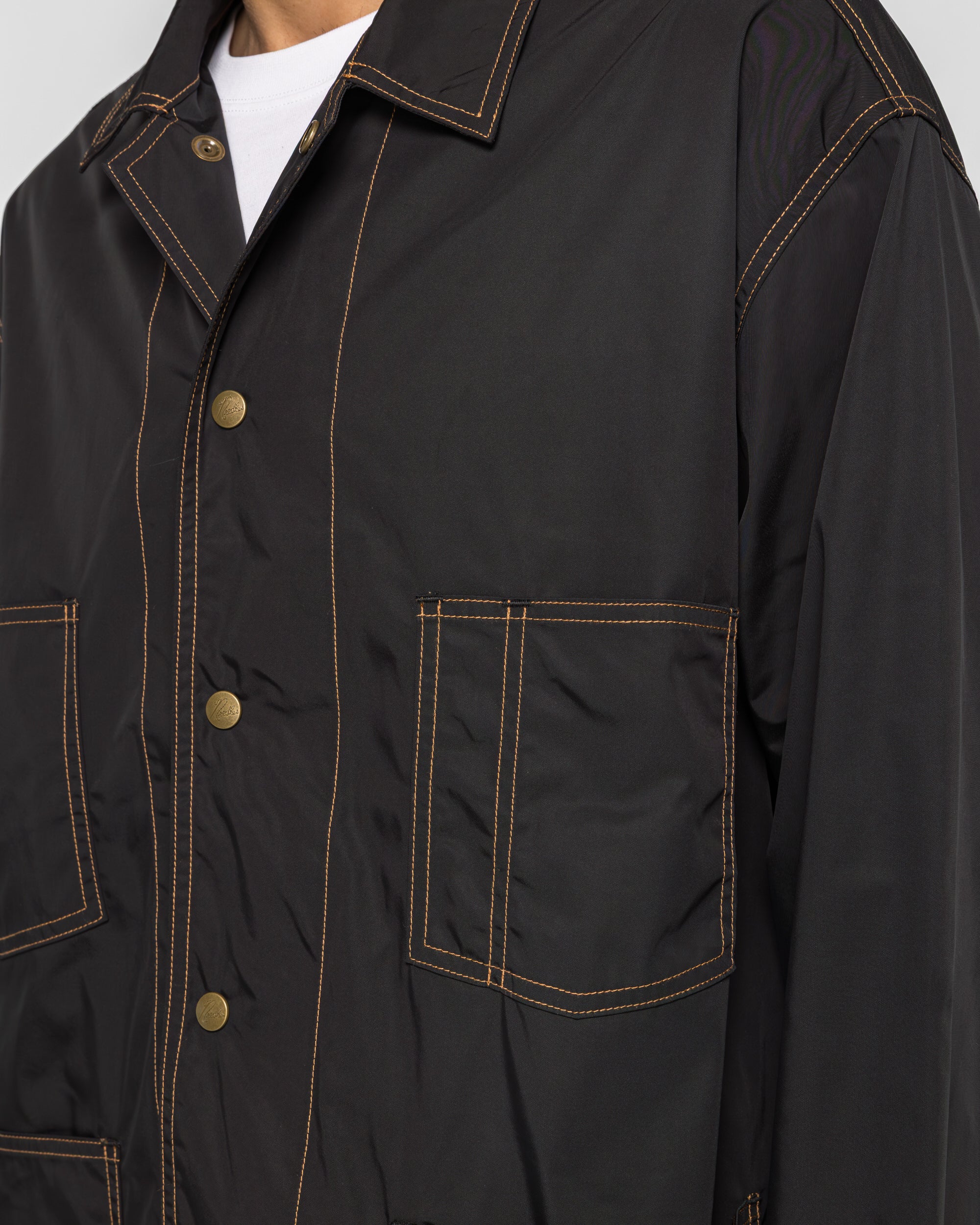 Needles - Coverall Memory Poly Taffeta - Black | UP THERE